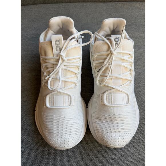 On Running Cloudnova 2 All White Lightweight Running Shoes Womens 7 - Picture 3 of 12